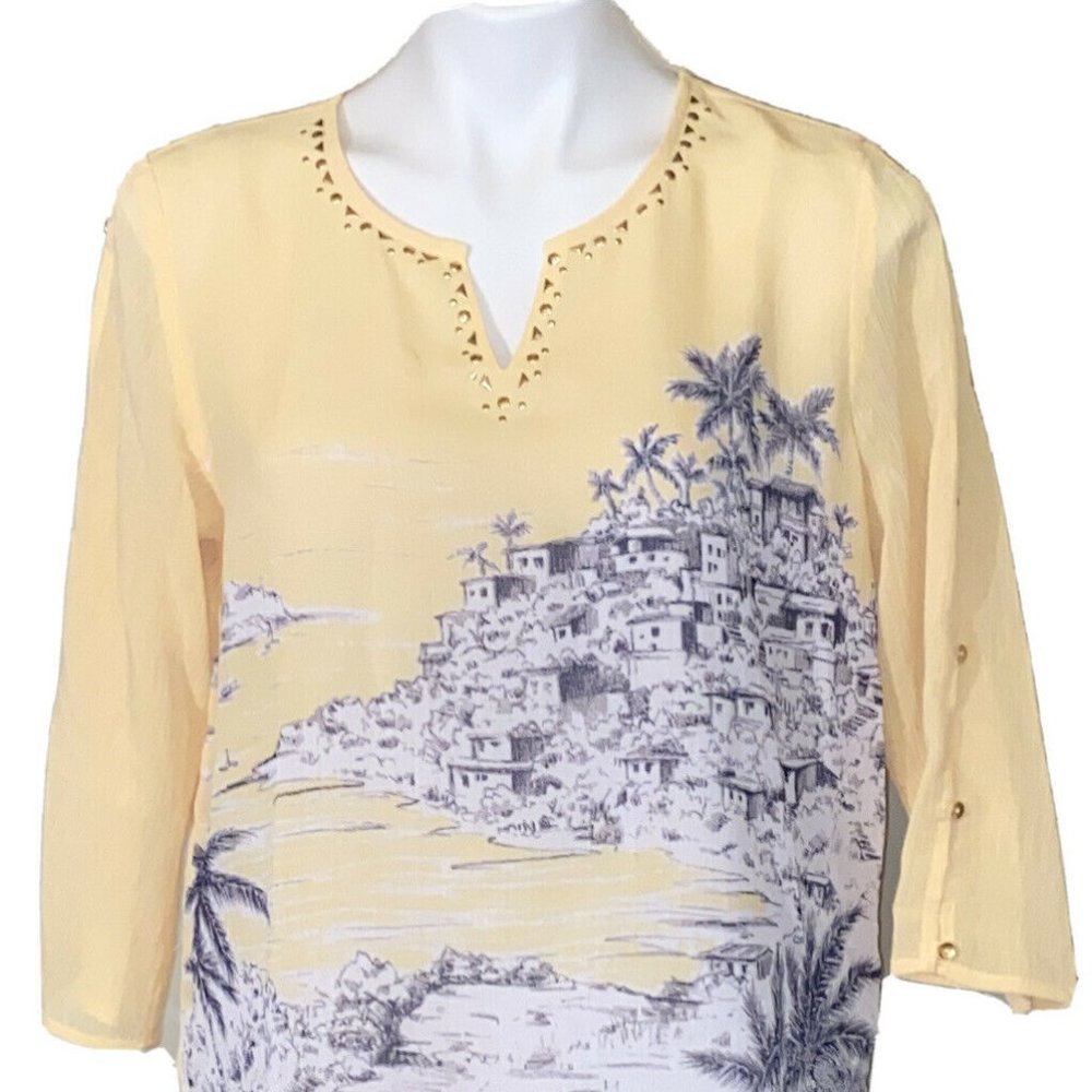 yellow top size 8